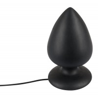 Анальная черная втулка Black Velvets