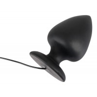 Анальная черная втулка Black Velvets