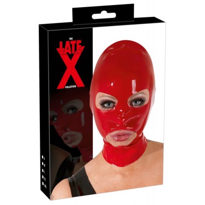 Маска латексная красная Latex-Kopfmaske