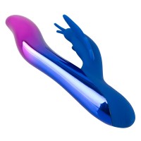 Перезаряжаемый вибратор с клиторальной бабочкой и подсветкой Sparkling Butterfly