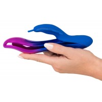 Перезаряжаемый вибратор с клиторальной бабочкой и подсветкой Sparkling Butterfly