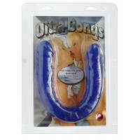 Двойной фаллоимитатор синий Ultra-Dongs Двойной фаллоимитатор синий Ultra-Dongs
