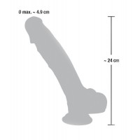 Фаллоимитатор реалистик Medical Silicone Dildo 24 см