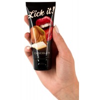 Гель ароматизированный Lick it белый шоколад 100 мл Гель ароматизированный Lick it белый шоколад 100 мл