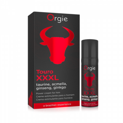 Возбуждающий крем для усиления эрекции Orgie Touro XXXL с эффектом увеличения пениса 15 мл