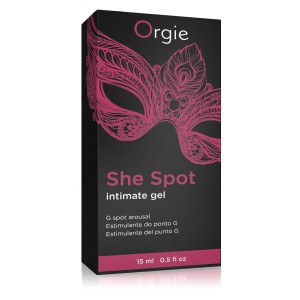 Orgie Возбуждающий гель для женщин с ароматом малины She Spot для точки G,15 мл