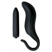 Анальная вибровтулка Black Velvets