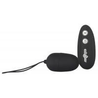 Виброяйцо с дистанционным управлением Ultra Seven черное