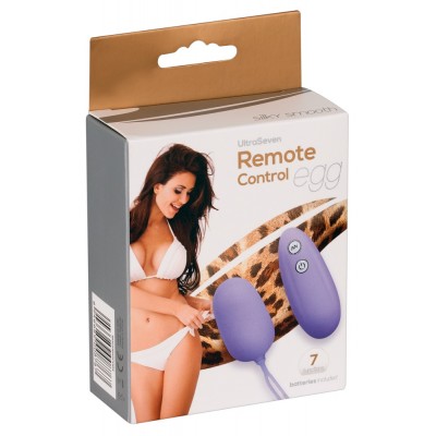 Виброяйцо с дистанционным управлением Ultra Seven пурпурное