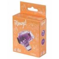 Насадка на палец с вибрацией Rings Chillax фиолетовая