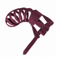 Силиконовый пояс верности Party Hard Romello бордовый