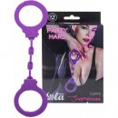 Силиконовые наручники Party Hard Suppression фиолетовые
