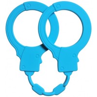 Силиконовые наручники Emotions Stretchy Cuffs голубые