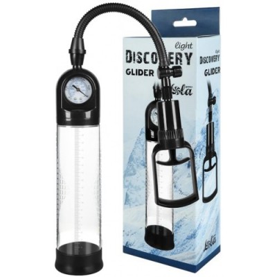 Вакуумная помпа с манометром Discovery Light Glider прозрачная