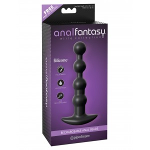 Анальная цепочка с вибрацией AFE Rechargeable Anal Beads