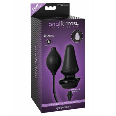 Анальная пробка расширяющаяся AFE Inflatable Silicone Butt Plug