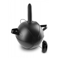 Мяч с насадкой и вибрацией King Cock Vibrating Mini Sex Ball with 6" Dildo