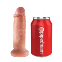 Мяч с насадкой и вибрацией King Cock Vibrating Mini Sex Ball with 6" Dildo