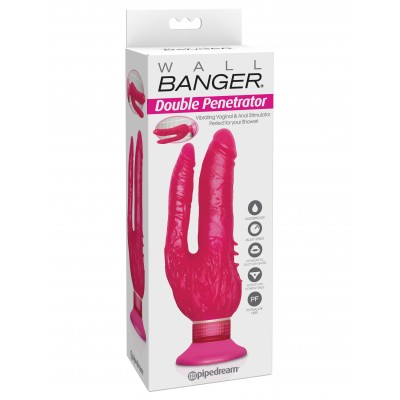 Вибратор для двойного проникновения  Waterproof Wall Bangers Double Penetrator