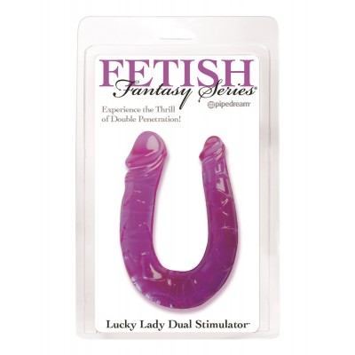 Двойной фаллоимитатор Lucky Lady Dual Stimulator Purple