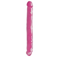 Двухсторонний фаллоимитатор Basix Rubber Works 12 Double Dong Pink