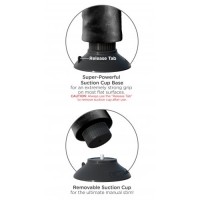 Черный вибратор с присоской King Cock Vibrating Cock with Balls Black 21 см Черный вибратор с присоской King Cock Vibrating Cock with Balls Black 21 см