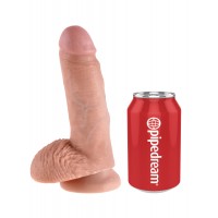 Фаллоимитатор King Cock 7 Cock with Balls Flesh