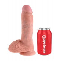Фаллоимитатор King Cock 8 Cock with Balls Flesh