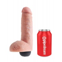 Фаллоимитатор с имитацией семяизвержения King Cock 8" Squirting Cock with Balls