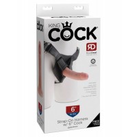 Страпон на виниловых трусиках King Cock Strap-on Harness with Cock 15 см Страпон на виниловых трусиках King Cock Strap-on Harness with Cock 15 см