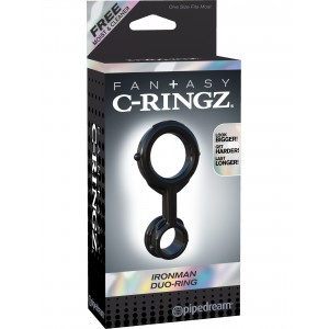 Кольцо на пенис и утяжка на мошонку Fantasy C-Ringz Ironman Duo-Ring