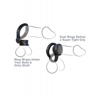 Кольцо на пенис и утяжка на мошонку Fantasy C-Ringz Ironman Duo-Ring