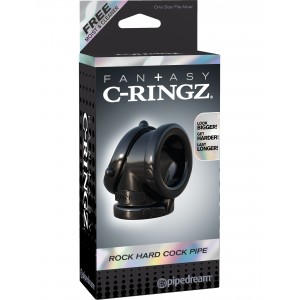 Кольцо на пенис и утяжка на мошонку Fantasy C-Ringz Rock Hard Cock Pipe