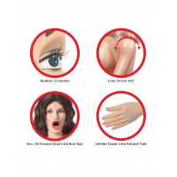 Кукла для секса с открытым ротиком Pipedream Extreme Dollz B.J. Betty Oral Sex Love Doll