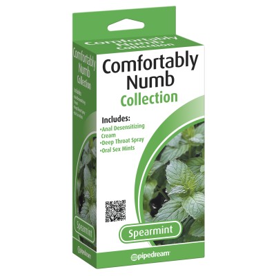 Набор для глубокого минета + анальная смазка Comfortably Numb Pleasure Kit - Spearmint