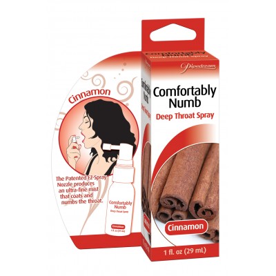 Спрей для глубокого минета Cinnamon Comfortably Numb Deep Throat Spray