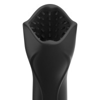 Черный вибромастурбатор-ротатор Vibrating Roto-Teazer
