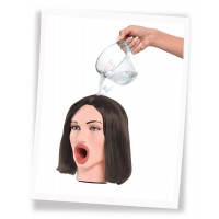 Мастурбатор-голова Брюнетка Hot Water Face Fucker! Brunette