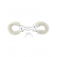 Наручники с мехом FF Beginner's Furry Cuffs-White