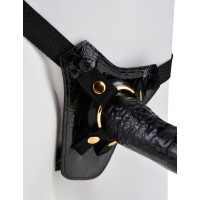 Страпон на ремне дизайнерский FF Gold Designer Strap-On