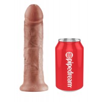 Страпон на виниловых трусиках King Cock Strap-on Harness w 8 Cock Tan