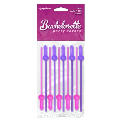 Трубочки для коктейлей Bachelorette Party Favors Mini COCK-tail Straws Трубочки для коктейлей Bachelorette Party Favors Mini COCK-tail Straws