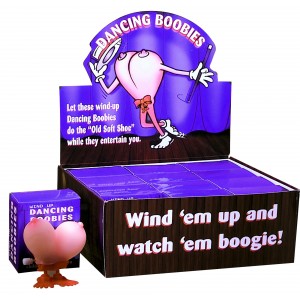 Сувенир танцующая грудь Wind-Up Dancing Boobies