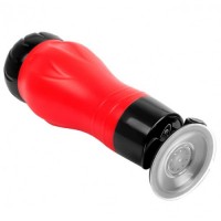 Мастурбатор-вагина с вибрацией Crazy Bull Flora на присоске