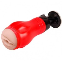 Мастурбатор-вагина с вибрацией Crazy Bull Flora на присоске