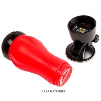 Мастурбатор-вагина с вибрацией Crazy Bull Flora на присоске