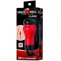 Мастурбатор-вагина с вибрацией Crazy Bull Flora на присоске