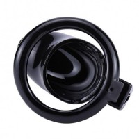 Черный пластиковый пояс верности со сменными кольцами