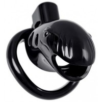 Черный пластиковый пояс верности со сменными кольцами