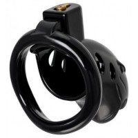 Черный пластиковый пояс верности со сменными кольцами